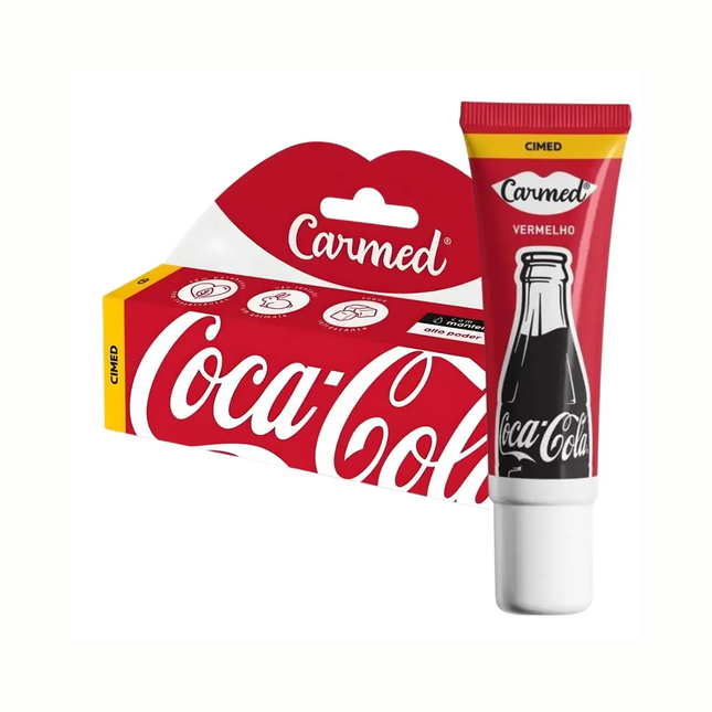 Protetor Labial Carmed Coca Cola Vermelho 10g - 105512