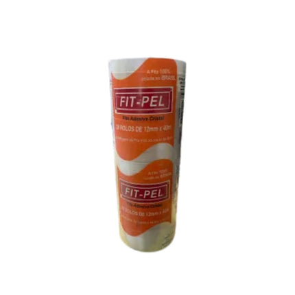 Fita Adesiva Fit-Pel 12X40 Transparente Pacote Com 20 Unidades