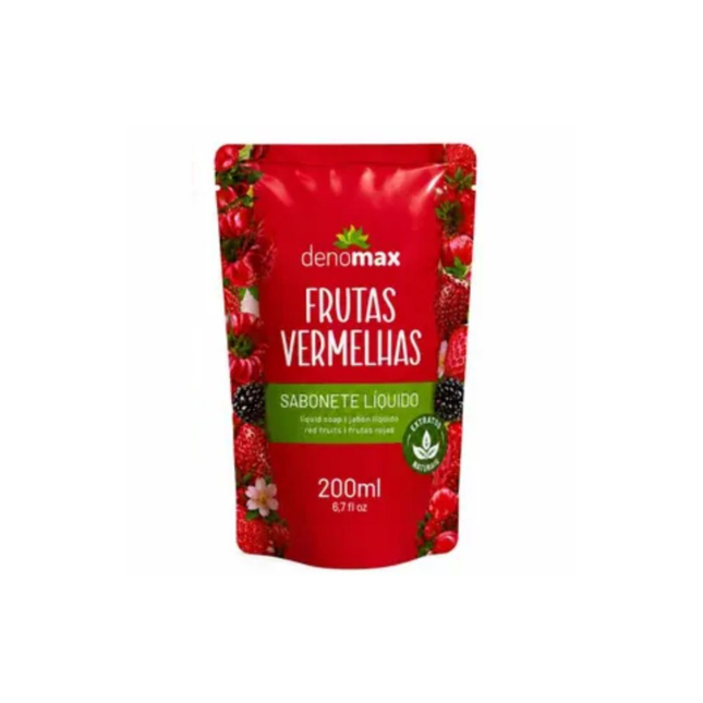 Sabonete Liquido Denomax 200ml Frutas Vermelhas - 30295