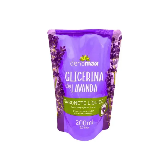 Sabonete Liquido Denomax 200ml Glicerina Com Lavanda - 30309