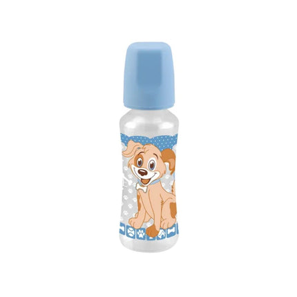 Mamadeira Petita Cint Bico Silicone Duke 240ml Cor Azul - 7110