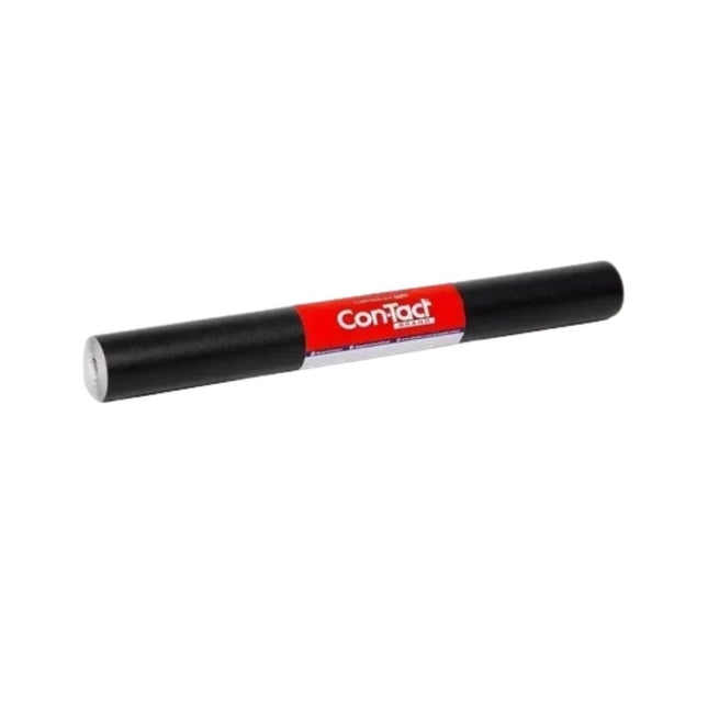 Auto Adesivo Plavitec 45cm X 2M Fosco Preto Com 02 Unidades - 6541