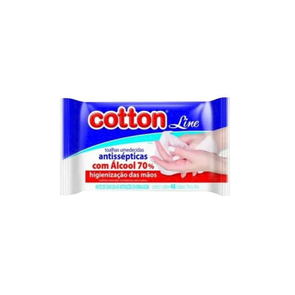 Toalha Umedecida Higie Topp Antisséptica Com Álcool 70% C/48 Unidades - 010097