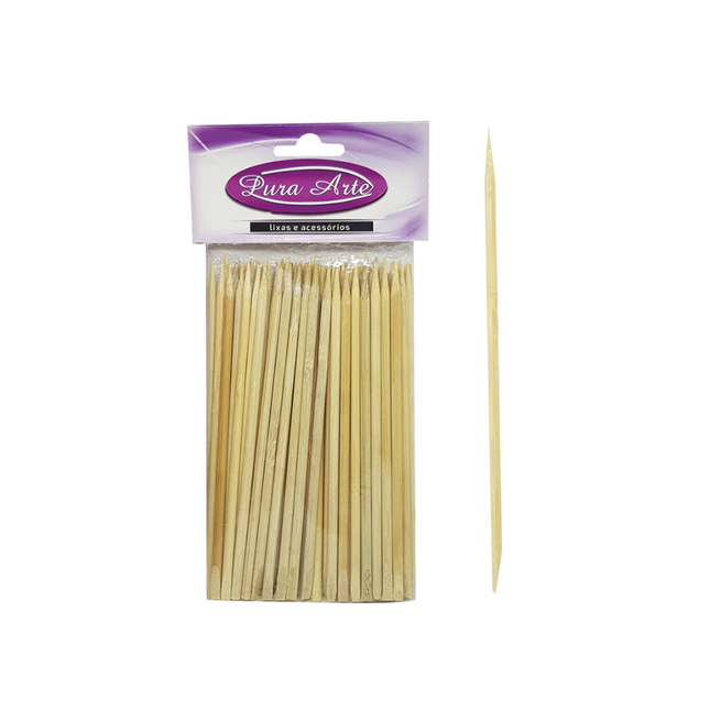 Palito De Bambu Pura Arte 15cm Com 50 Unidades - 095