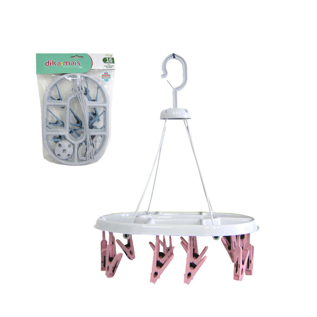 Varal Oval 6 Zelar Medio Com 16 Peças -  607