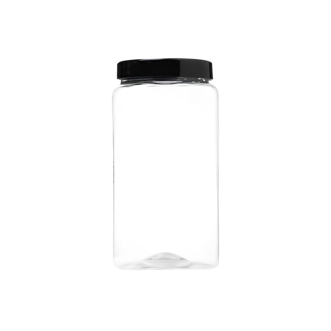 Pote Qpots 1600ml Quadrado Liso - 970