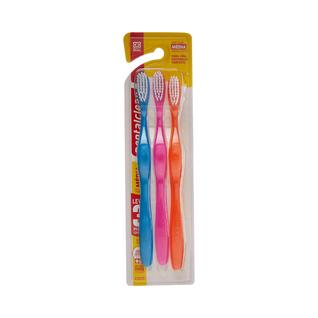 Escova Dentalclean Basic Color Media L3 P2 - 0103080002