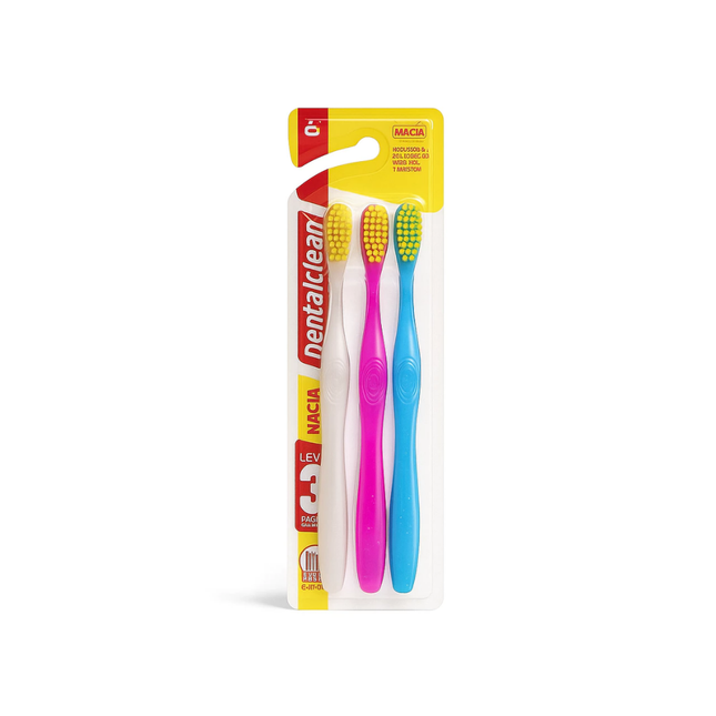 Escova Dentalclean Basic Color Dura L3 P2 - 0103080003