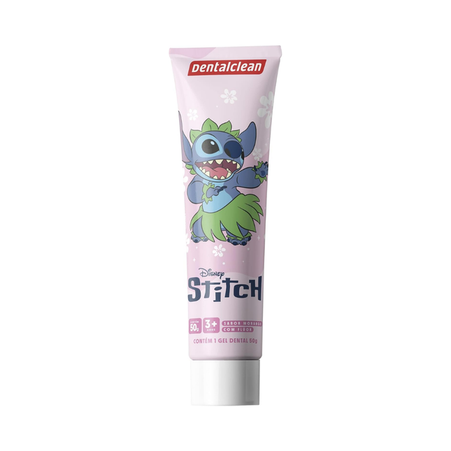 Gel Dentalclean Infantil Com Fluor Morango Stitch 50g - 0801180003