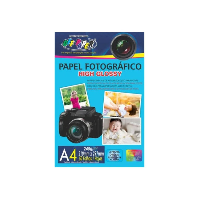 Papel Fotografico Off Paper A4 240g 50FLS - 1310