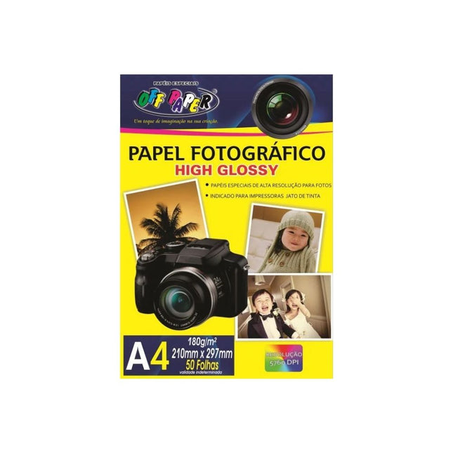 Papel Fotografico Off Paper A4 180g 210MMX297mm 50FLS - 10059