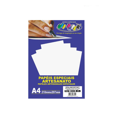 Papel Opaline/Offset A4 240G Com 50 Folhas Off Paper -  0586