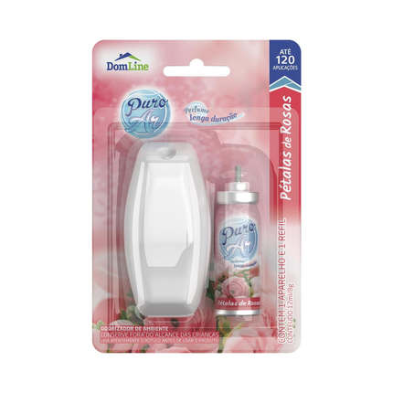 Neutralizador Puro Ar Baston 12ml Refil+Ap.Petalas Rosa - 0210075