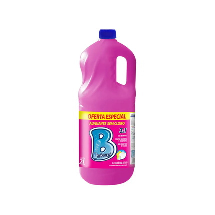 Alvejante S/Cloro Barbarex 2lts Roupas Coloridas