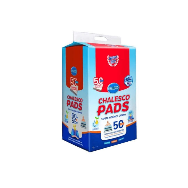 Tapete Higienico Silicleam Chalesco Pads 60X55cm Pacote Com 50 Unidades - 70713