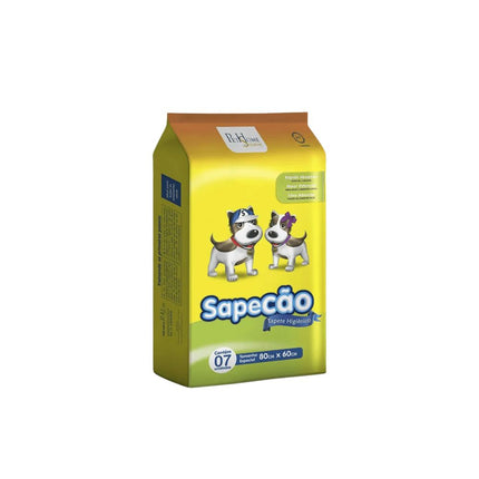 Tapete Higiênico Para Cachorros Sapecão 80x60cm Com 07 Unidades - 111659