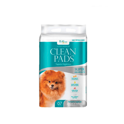 Tapete Higienico Clean Pads 85x60cm Com 07 Unidades - 11664