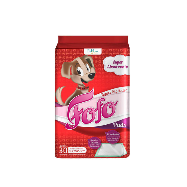 Tapete Higiênico Para Cachorros Fofo 60x55cm Com 30 Unidades - 11677