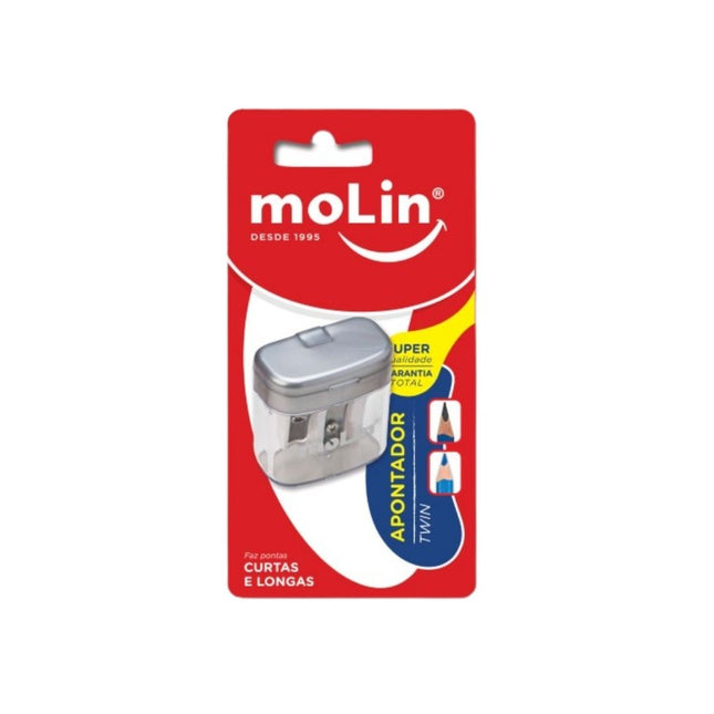 Apontador Molin Twin Com 01 Unidade - 15592