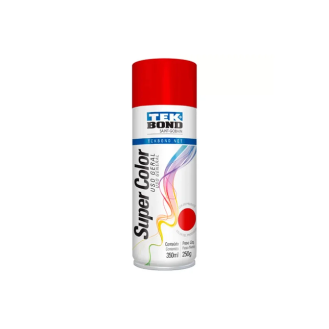 Tinta Super Color Uso Geral 350/250g Cor Vermelho - 23041006900