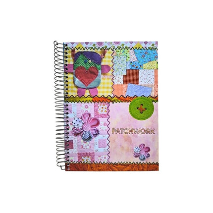 Caderno Maxima Univ. Com D 10X1 200FLS Patchwork S/N Com 01 Unidade - 1194