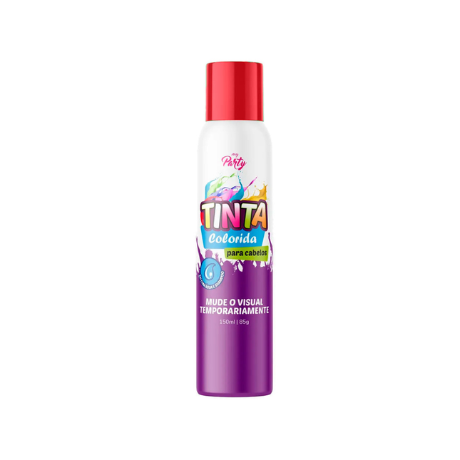 Spray Para Cabelo Aeroflex 150ml Vermelho My Party - AE2600042