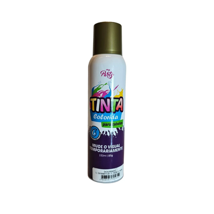 Spray Para Cabelo Aeroflex 150ml Dourado My Party - AE2600083