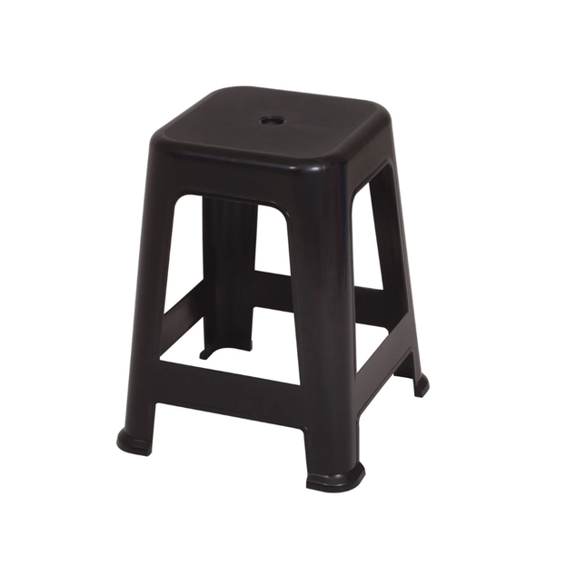 Banqueta Plastica Mor Cor Preta - 15151129