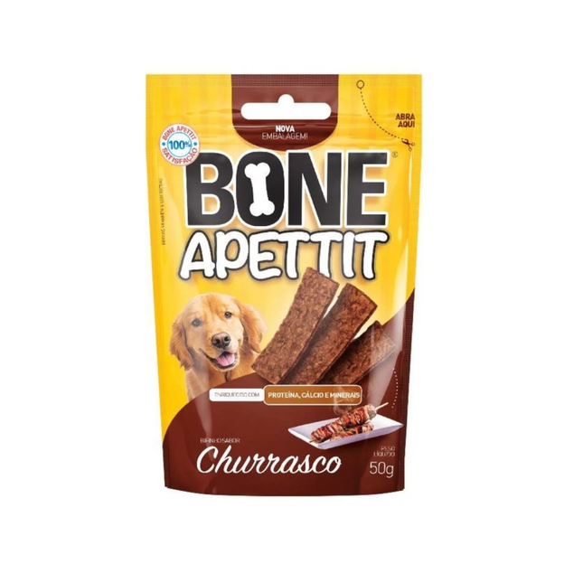 Bifinho Para Caes Bone Apettit 50g Sabor Churrasco - 29359/41161