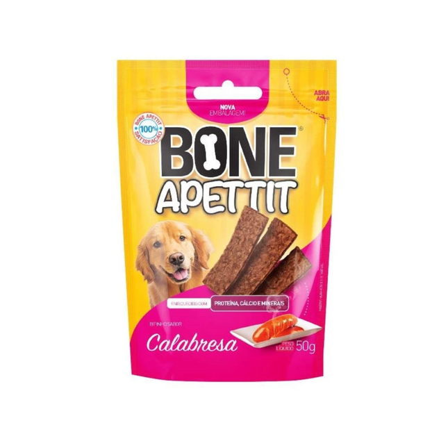 Bifinho Para Caes Bone Apettit 50g Sabor Calabresa - 23708/41110