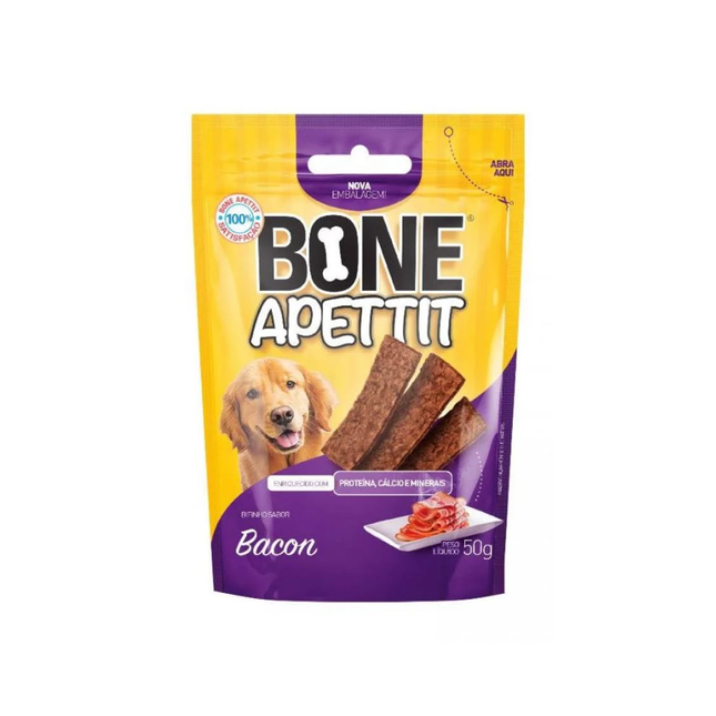Bifinho Para Caes Bone Apettit 50g Sabor Bacon - 23709/41109
