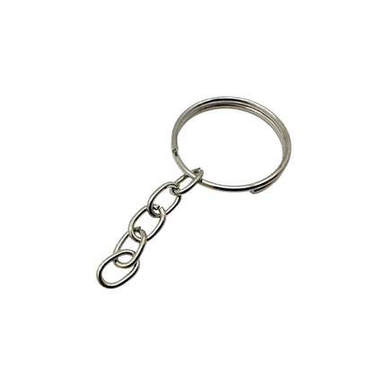 Argola De Chaveiro Trama Com Corrente 25mm Com 500 Unidades