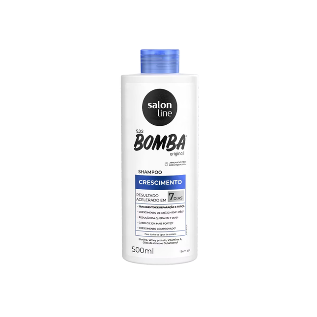 Shampoo Salon Line 500ml Sos Bomba Vitaminas - 95089