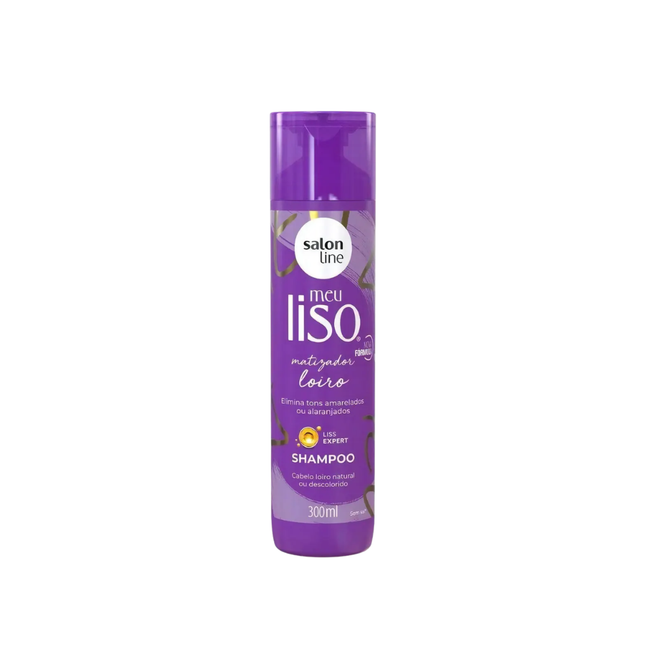Shampoo Salon Line 300ml Meu Liso Matizador - 95191
