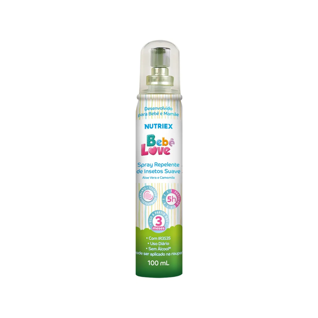 Repelente Insetos Ate 5H Spray 100ml Bebe Love - 290973
