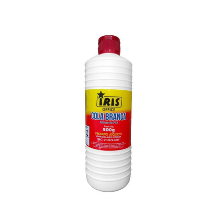 Cola Branca 500G Iris Escolar Com 01 Unidade
