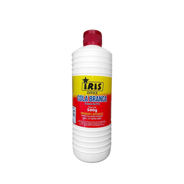 Cola Branca 500G Iris Escolar Com 01 Unidade