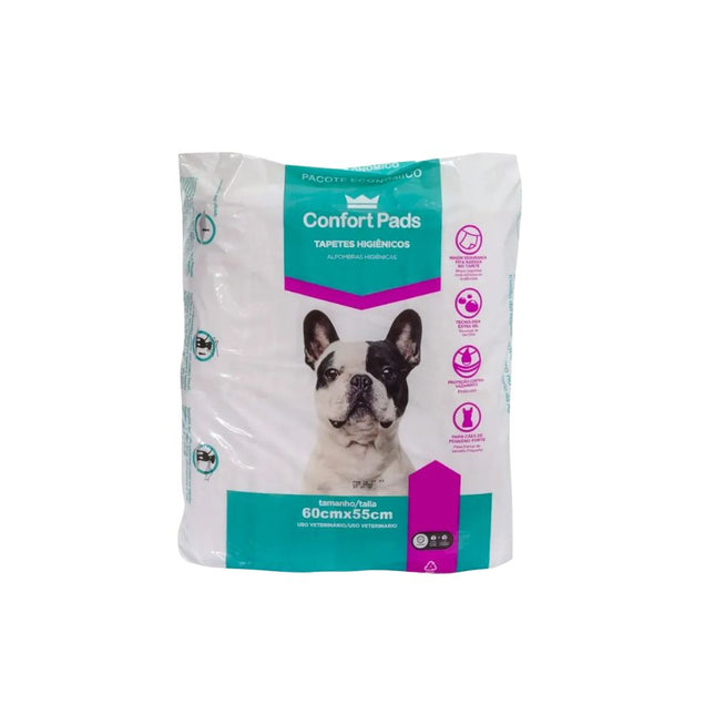 Tapete Higiênico Para Cachorro Confort Pads 55x60 Com 50 Unidades - 50003