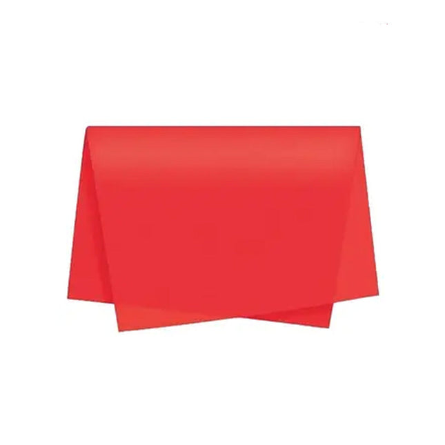Papel Seda Tamanho 48x60cm Vermelho Pacote Com 100 Unidades Ridet - 040008