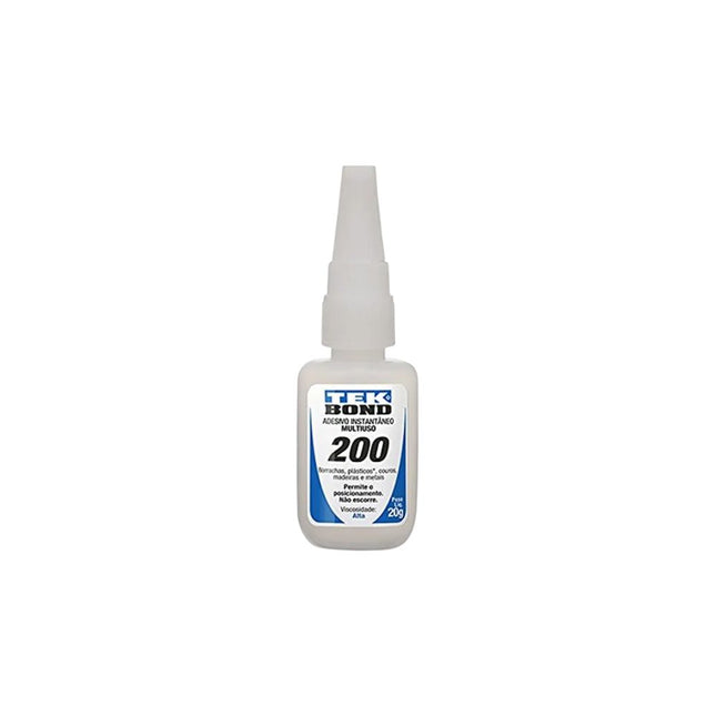 Cola Tekbond Instantâneo 200 20g Bico Com 01 Unidade - 20501002804