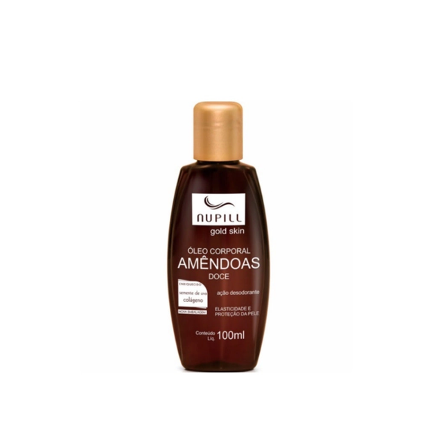 Oleo Nupil Amendoas Semente De Uva Colageno 100ml - 50