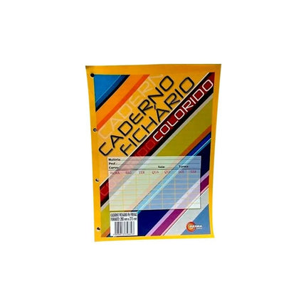 Bloco Fichario Maxima Colorido 96FLS Com 01 Unidade - 1257