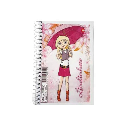 Caderno Maxima Com D 1/4 ESP.96FLS Lindinhas Com 01 Unidade - 0268