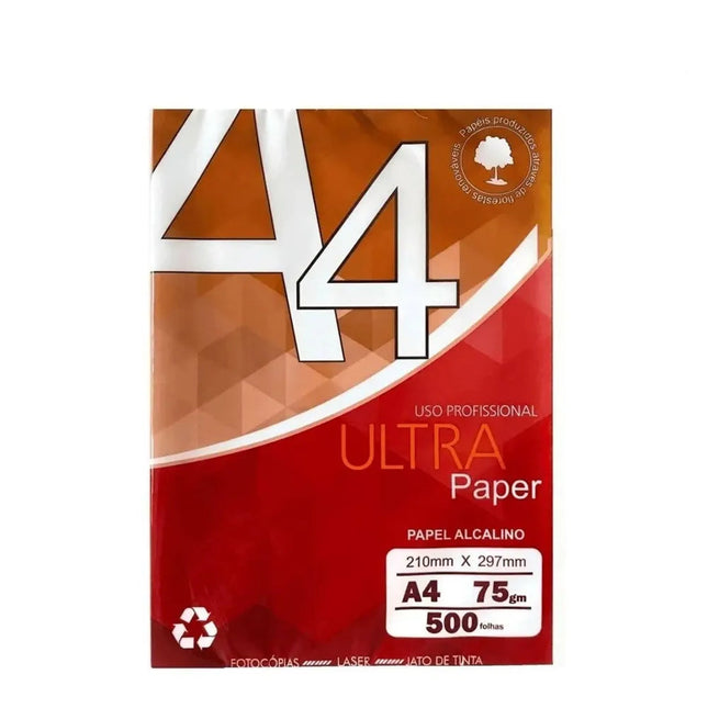 Papel Sulfite A4 Com 500 Folhas Maxima  Com 01 Unidade Cor Branco - 308