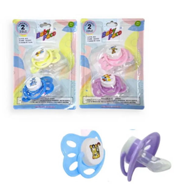 Chupeta Paco Baby Ortodontica Silicone Cartela Com 02 Unidades - 120