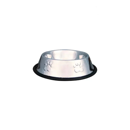 Comedouro Inox Nat. A-Relevo Filhote Siliclean 240ml - Ap19