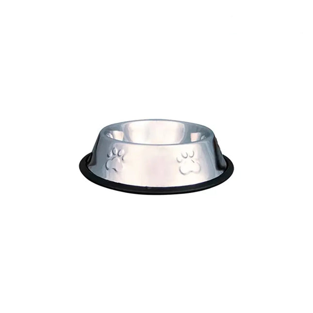 Comedouro Inox Nat. A-Relevo Filhote Siliclean 240ml - Ap19