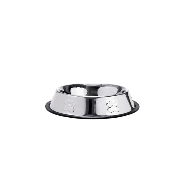 Comedouro Inox Nat. A-Relevo Filhote Siliclean 480ml - Ap20