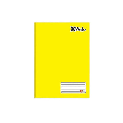 Caderno Maxima Brochurao Com D 96FLS Cor Amarelo Com 01 Unidade - 0466