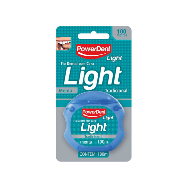 Fio Dental Powerdent Lignt 100M - 1117